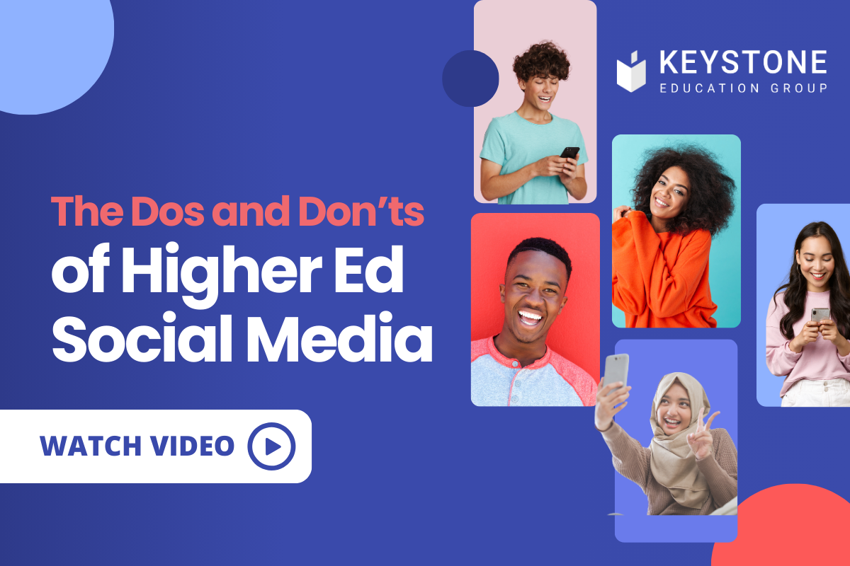 Higher Ed Social Media Do's & Don'ts Keystone Higher Ed inar
